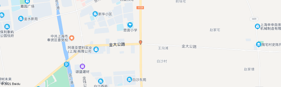 上海金大公路浦星公路_公交站地图_上海公交_妙搜公交查询2024