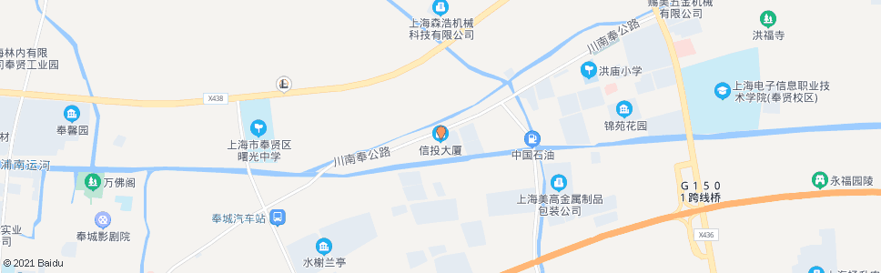 上海川南奉公路洪南村_公交站地图_上海公交_妙搜公交查询2024