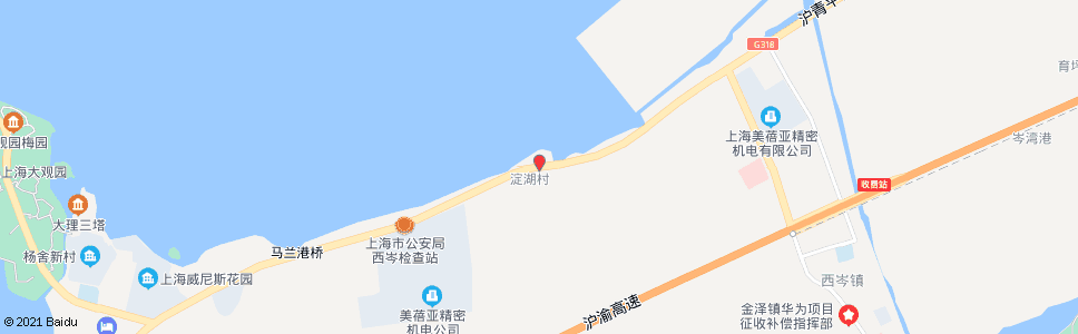 上海沪青平公路西蔡_公交站地图_上海公交_妙搜公交查询2024