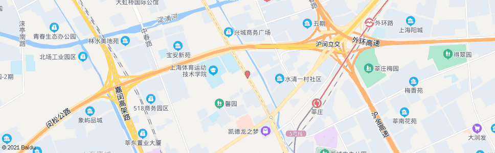 上海七莘路莘北路_公交站地图_上海公交_妙搜公交查询2024