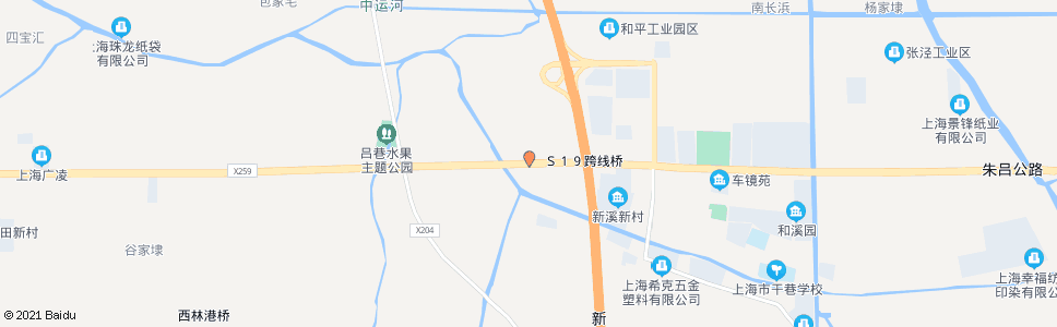 上海朱吕公路_公交站地图_上海公交_妙搜公交查询2024