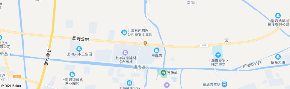 上海团青公路新奉公路_公交站地图_上海公交_妙搜公交查询2024