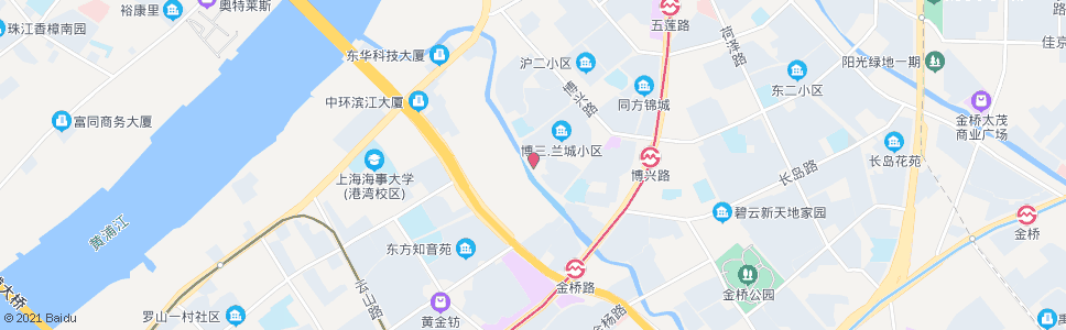 上海长岛路兰城路_公交站地图_上海公交_妙搜公交查询2024