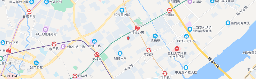 上海许昌路长阳路_公交站地图_上海公交_妙搜公交查询2024