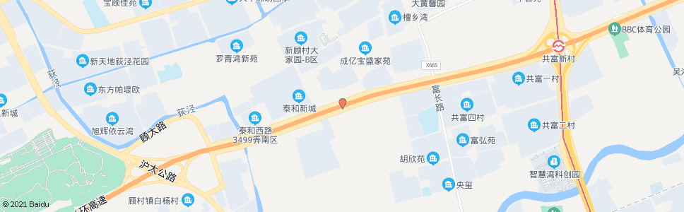 上海泰和西路盛新路(盛宅)_公交站地图_上海公交_妙搜公交查询2024