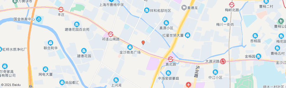 上海真光路金沙江路_公交站地图_上海公交_妙搜公交查询2024