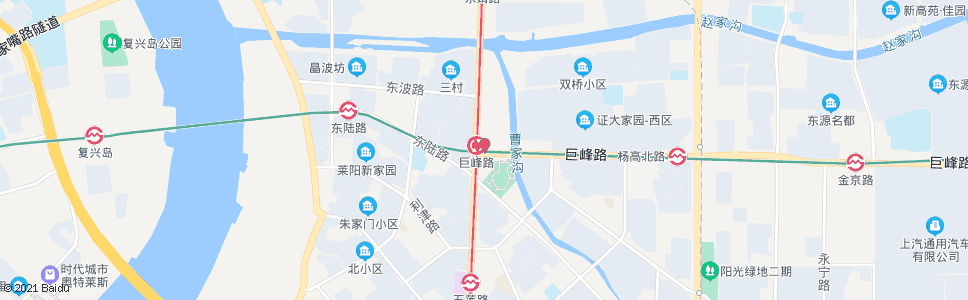 上海巨峰路地铁站_公交站地图_上海公交_妙搜公交查询2024