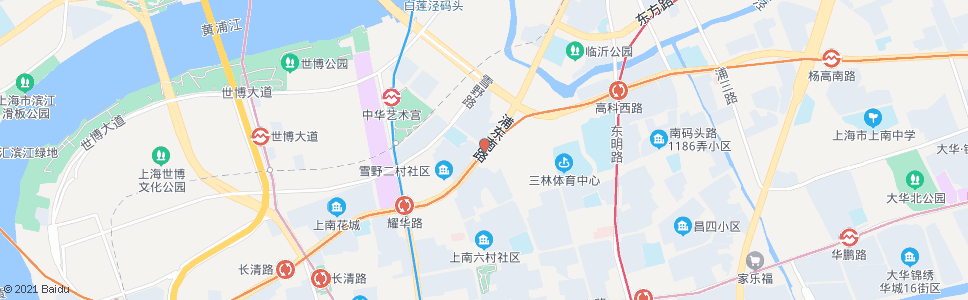 上海华夏西路云台路_公交站地图_上海公交_妙搜公交查询2024