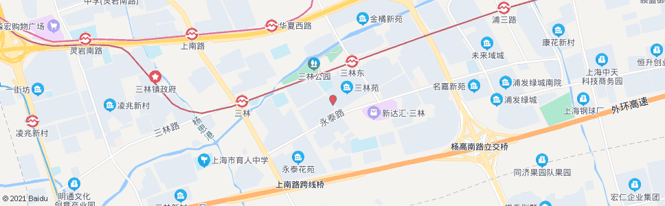 上海环林西路永泰路_公交站地图_上海公交_妙搜公交查询2024