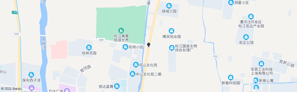 上海沪松公路辰花公路_公交站地图_上海公交_妙搜公交查询2024