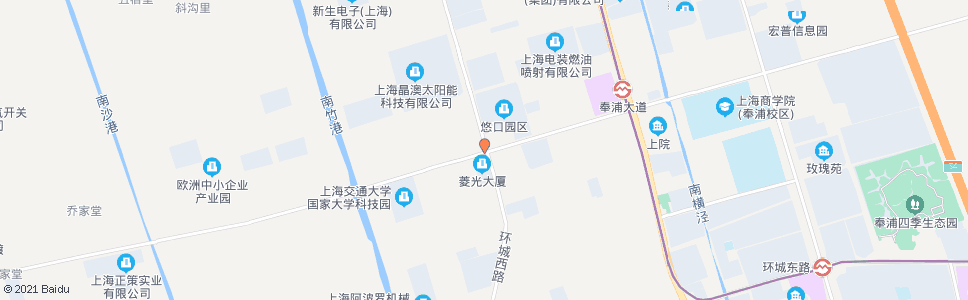 上海奉庄公路环城西路_公交站地图_上海公交_妙搜公交查询2024