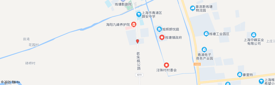 上海章练塘路老朱枫公路(练塘卫生院)_公交站地图_上海公交_妙搜公交查询2024