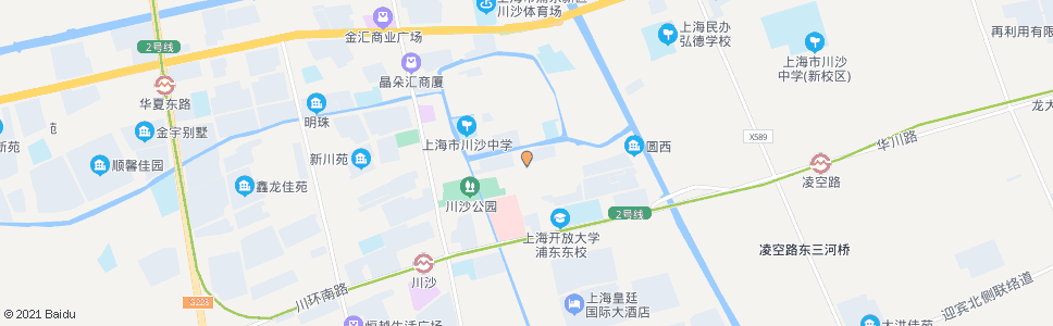 上海川黄路城南路_公交站地图_上海公交_妙搜公交查询2024