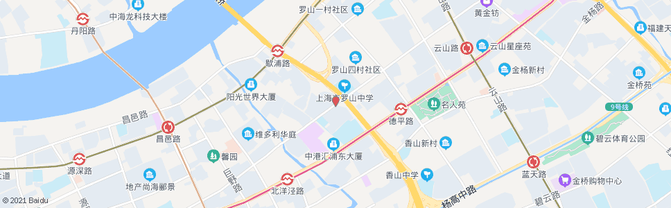 上海博山路罗山路_公交站地图_上海公交_妙搜公交查询2024