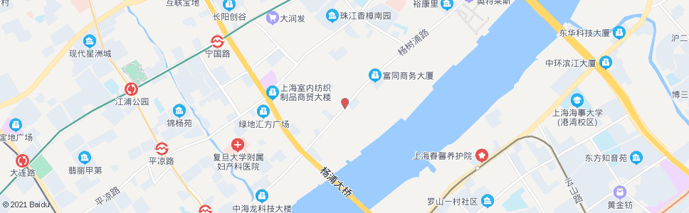 上海杨树浦路临青路_公交站地图_上海公交_妙搜公交查询2024