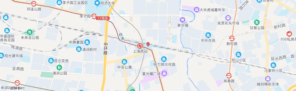 上海港西_公交站地图_上海公交_妙搜公交查询2024