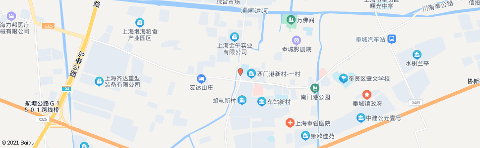 上海新奉公路南奉公路_公交站地图_上海公交_妙搜公交查询2024