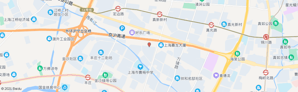 上海丰庄北路延川路_公交站地图_上海公交_妙搜公交查询2024