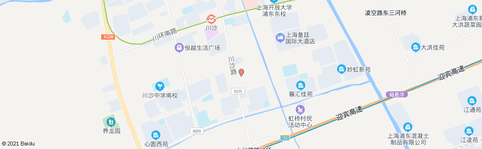 上海川沙路航校路_公交站地图_上海公交_妙搜公交查询2024