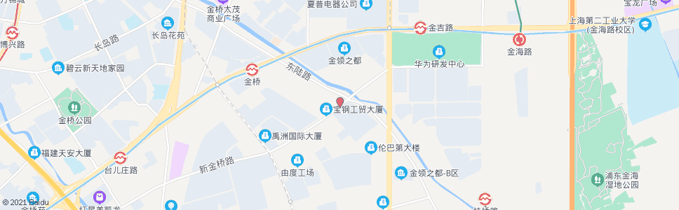 上海唐陆路新金桥路_公交站地图_上海公交_妙搜公交查询2024