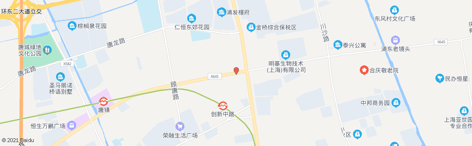 上海高科东路昌兴路_公交站地图_上海公交_妙搜公交查询2024