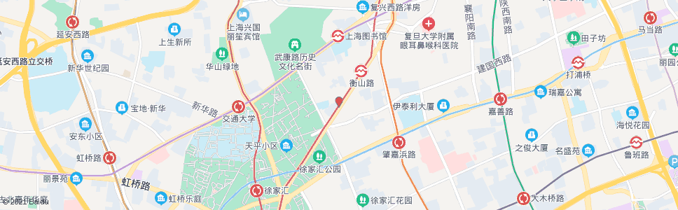 上海吴兴路衡山路_公交站地图_上海公交_妙搜公交查询2024