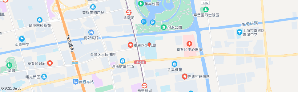 上海奉贤中学(南奉公路)_公交站地图_上海公交_妙搜公交查询2024