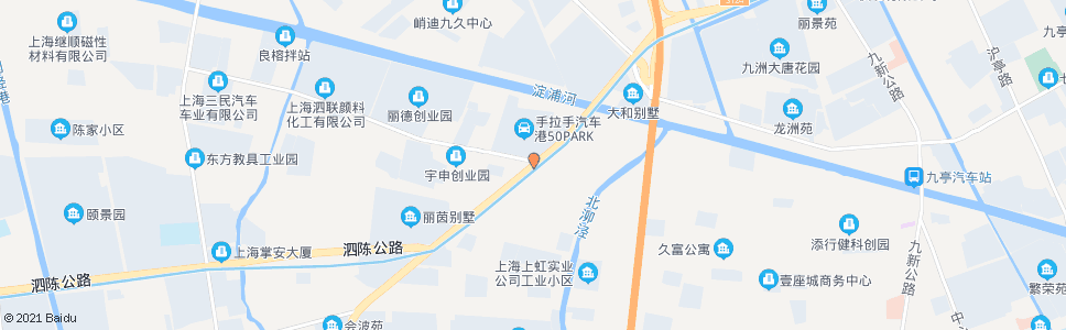 上海沪松公路望东北路_公交站地图_上海公交_妙搜公交查询2024