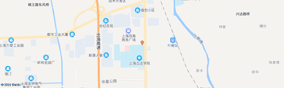 上海车亭公路叶权路_公交站地图_上海公交_妙搜公交查询2025