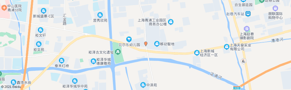 上海崧华路沪青平公路_公交站地图_上海公交_妙搜公交查询2024