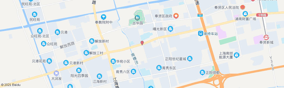 上海古华路南奉公路_公交站地图_上海公交_妙搜公交查询2024