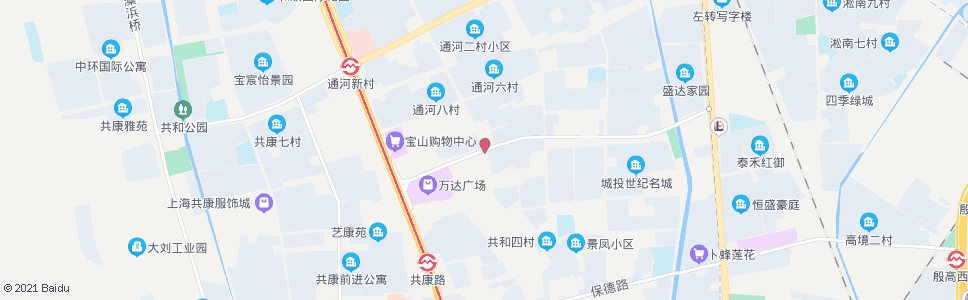 上海一二八纪念路通河路_公交站地图_上海公交_妙搜公交查询2024