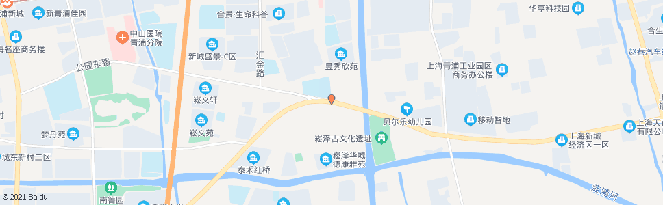 上海崧盈路沪青平公路_公交站地图_上海公交_妙搜公交查询2024