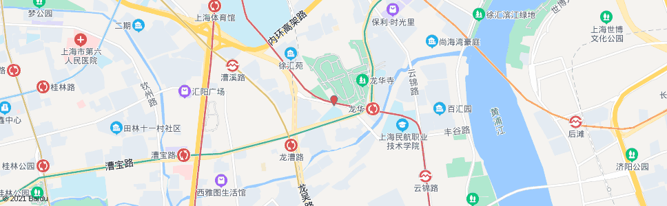 上海龙华西路天钥桥路_公交站地图_上海公交_妙搜公交查询2024