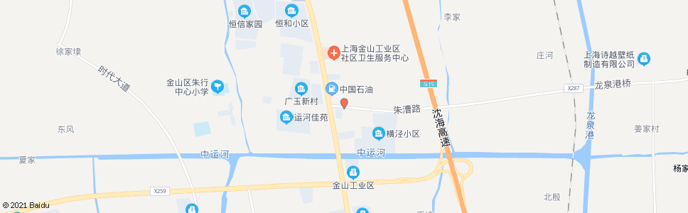 上海朱漕路亭卫公路_公交站地图_上海公交_妙搜公交查询2024