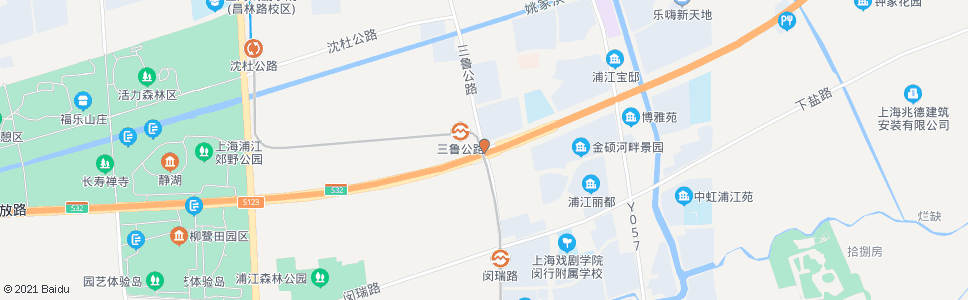 上海三鲁公路建岗_公交站地图_上海公交_妙搜公交查询2025