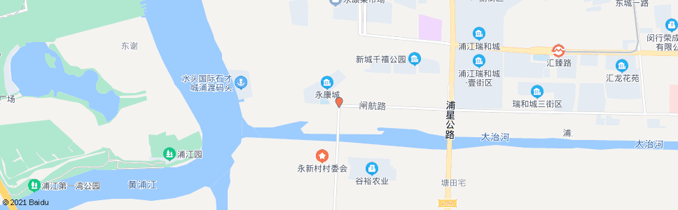 上海闸航路鲁陈路_公交站地图_上海公交_妙搜公交查询2024