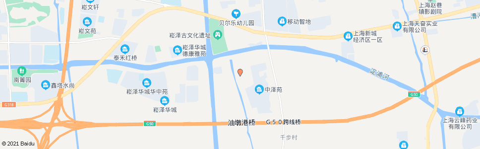 上海中泽路沪青平公路(招呼站)_公交站地图_上海公交_妙搜公交查询2024