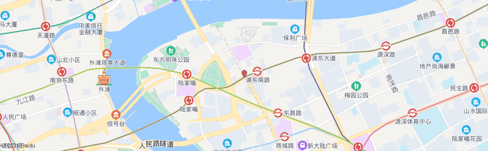 上海陆家嘴东路浦东南路_公交站地图_上海公交_妙搜公交查询2024