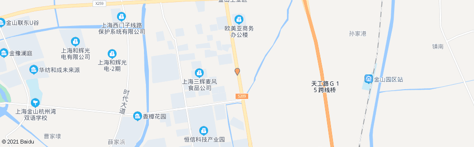 上海亭卫公路金康路(招呼站)_公交站地图_上海公交_妙搜公交查询2024