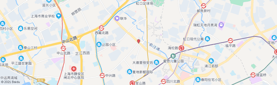 上海东宝兴路中兴路(招呼站)_公交站地图_上海公交_妙搜公交查询2024