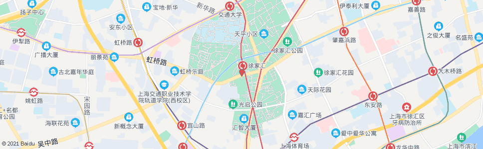 上海虹桥路恭城路_公交站地图_上海公交_妙搜公交查询2024