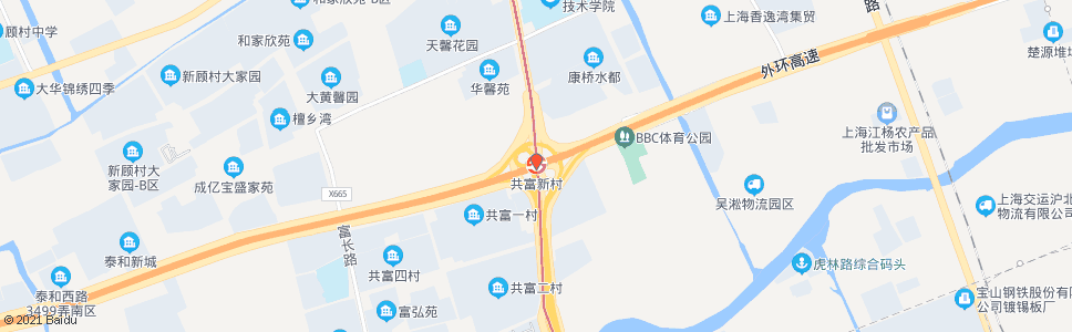 上海蕰川路泰和路(轨道交通1号线共富新村站)_公交站地图_上海公交_妙搜公交查询2024