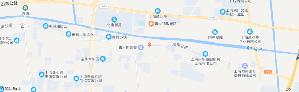 上海南奉公路青村市场_公交站地图_上海公交_妙搜公交查询2024