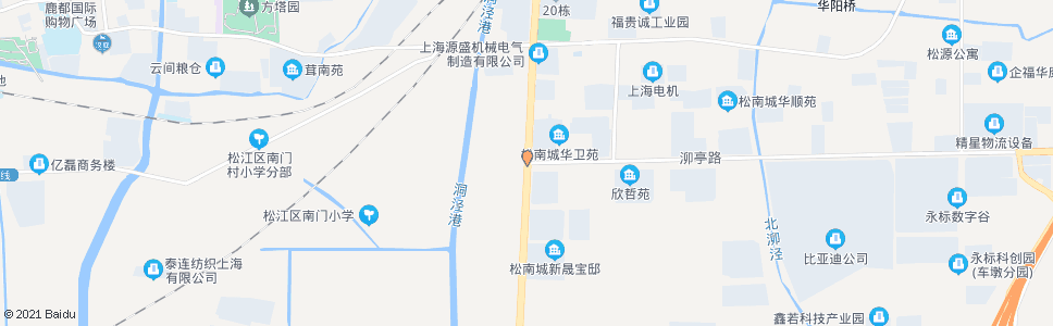 上海松卫北路泖亭路_公交站地图_上海公交_妙搜公交查询2024