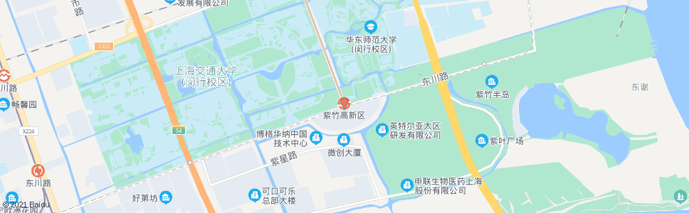 上海莲花南路东川路_公交站地图_上海公交_妙搜公交查询2024