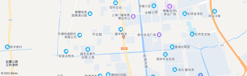 上海嘉松中路华志路_公交站地图_上海公交_妙搜公交查询2024