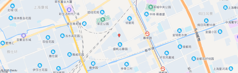 上海沁春路莘西南路_公交站地图_上海公交_妙搜公交查询2024