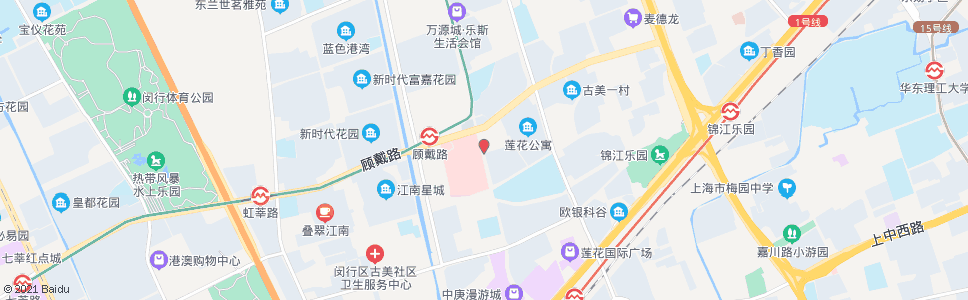 上海顾戴路万源路(儿科医院)_公交站地图_上海公交_妙搜公交查询2024