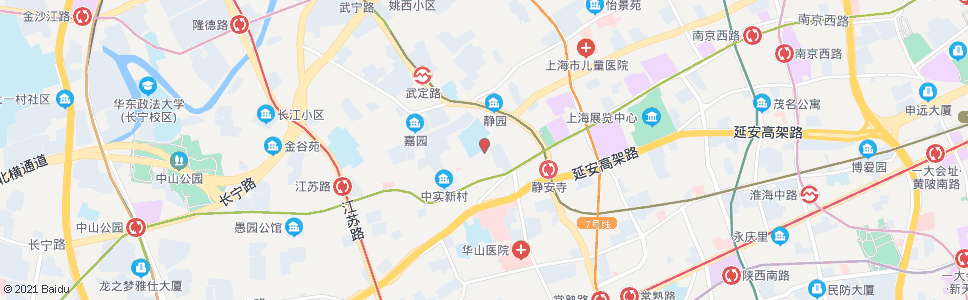 上海愚园路乌鲁木齐北路_公交站地图_上海公交_妙搜公交查询2024